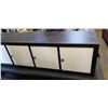 Image 2 : IKEA KALLAX BOOKCASE WITH WHITE DOORS