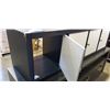 Image 3 : IKEA KALLAX BOOKCASE WITH WHITE DOORS
