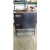 Image 1 : CRATE & BARREL STORAGE CABINET WITH METAL FRAME