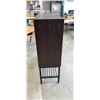 Image 4 : CRATE & BARREL STORAGE CABINET WITH METAL FRAME