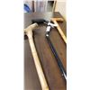 Image 2 : 3 WALKING CANES. 2 WOODEN AND 1 PLASTIC