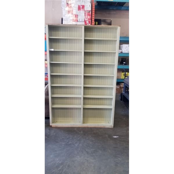 LARGE WOODEN BOOKSHELF