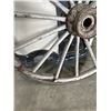 Image 3 : ANTIQUE WAGON WHEEL 51" DIAMETER