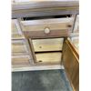 Image 3 : WOODEN 7 DRAWER 1 DOOR DRESSER MADE IN USA