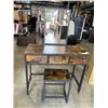 Image 1 : 3 DRAWER VANITY DESK WITH STOOL