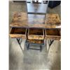 Image 2 : 3 DRAWER VANITY DESK WITH STOOL