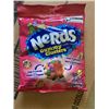 Image 2 : 2 NEW CASES OF NERDS GUMMY CLUSTERS 10 BAGS PER CASE 142G PER BAG