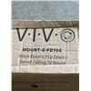 Image 2 : VIVO BLACK ELECTRIC FLIP DOWN/SWIVEL CEILING TV MOUNT