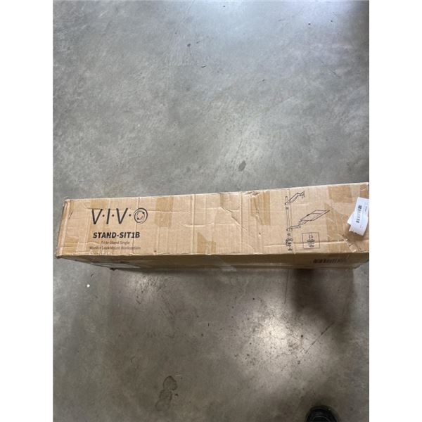 VIVO SIT TO STAND SINGLE MONITOR DESK MOUNT WORKSTATION