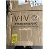 Image 3 : 2 VIVO ABOVE BELOW CLAMP ON 30" INCH DUAL SHELFS