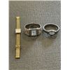 Image 1 : 3 LADIES QUARTZ WATCHES, ONE IS ROSEFIELD