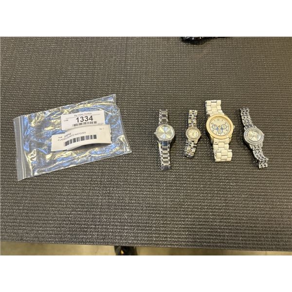 4 LADIES QUARTZ WATCHES