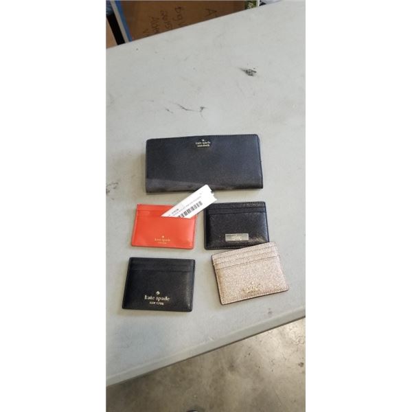 KATE SPADE WALLET AND 4 ID HOLDERS