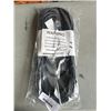 Image 1 : HEAVY DUTY 75 BLACK EXTENSION CORD. 16/AWG/3C