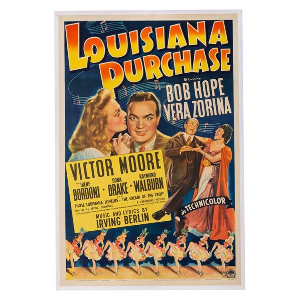 A "Louisiana Purchase" Linen-Backed One-Sheet.