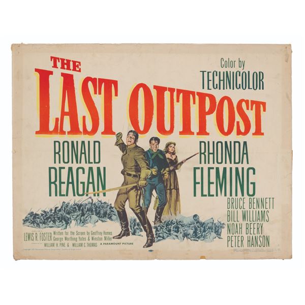 A "The Last Outpost" Half-Sheet.