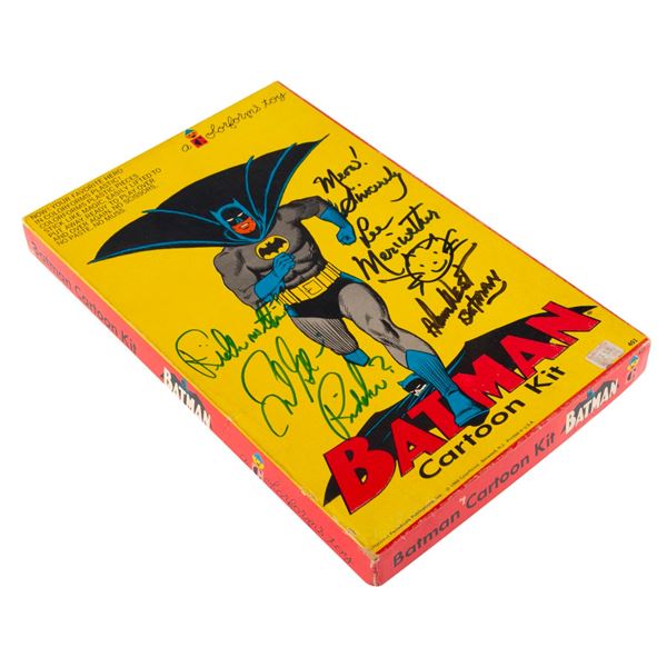 A Signed Batman Colorforms Kit.