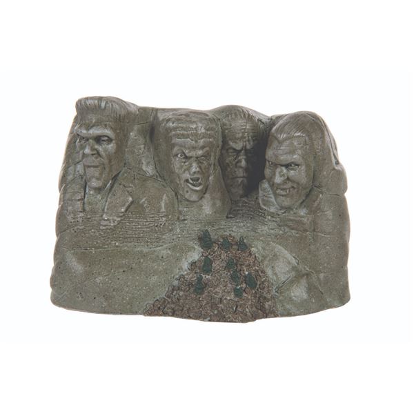 A Universal Studios Classic Monster Mountain Sculpture.