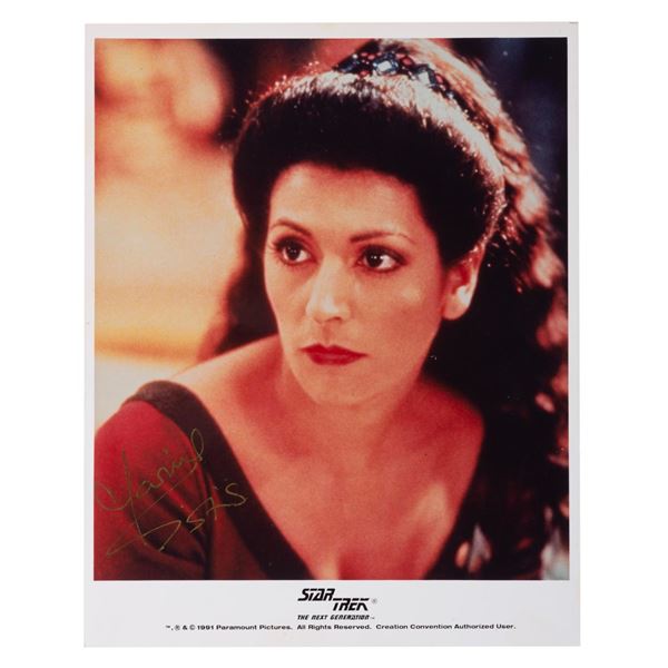 A Marina Sirtis Signed "Star Trek: The Next Generation" Photo.