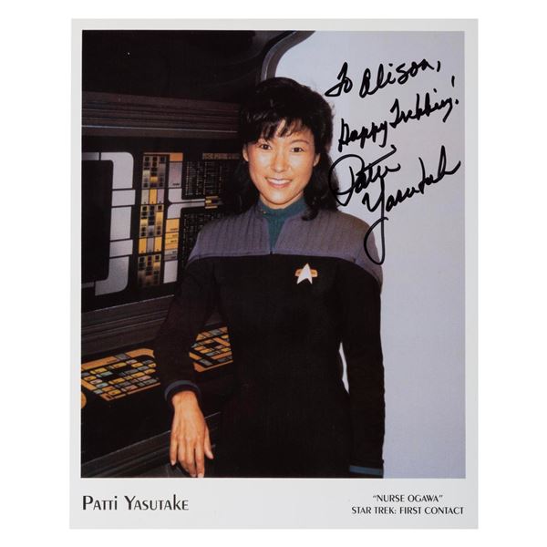 A "Star Trek: First Contact" Nurse Ogawa Signed Photo.
