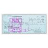 Image 1 : A Carrie Fisher Signed Check