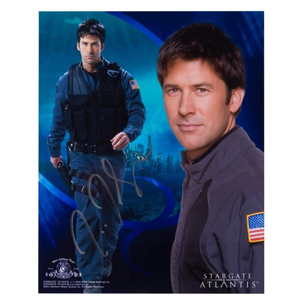 A Joe Flanigan Signed "Stargate Atlantis" Photograph.