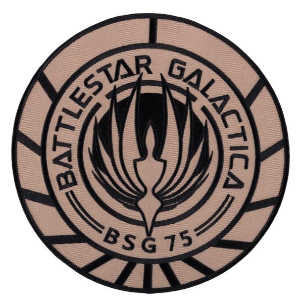 A "Battlestar Galactica" BSG 75 Back Patch.