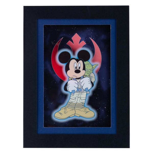A Mickey Mouse as Luke Skywalker Laser Cel.