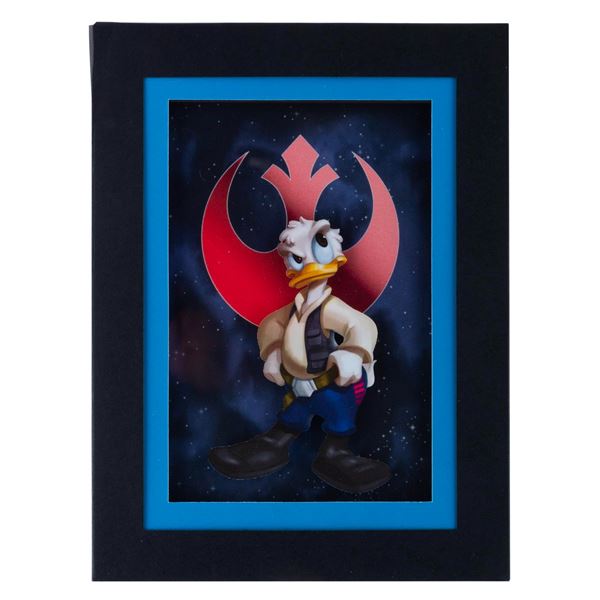 A Donald Duck Star Wars Laser Cel.