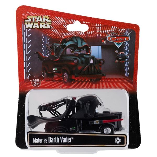 A Cars/Star Wars Mater as Darth Vader Toy.
