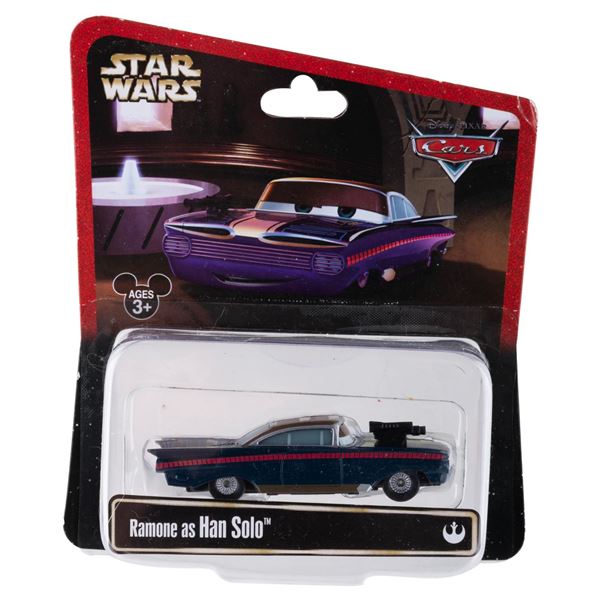 A Cars/Star Wars Ramone as Han Solo Toy.