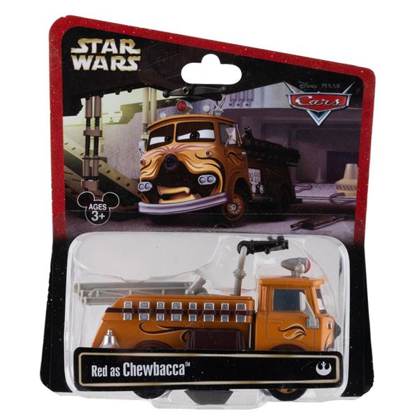 A Cars/Star Wars Red as Chewbacca Toy.