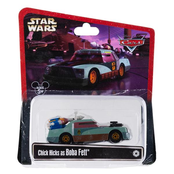 A Cars/Star Wars Chick Hicks as Boba Fett Toy.