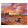 Image 1 : A Star Wars Tatooine Landscape Painting by Jim Warren.