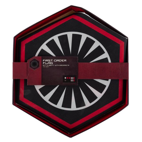 A Disney Parks Star Wars First Order Flag.