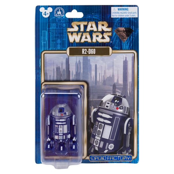 A Star Wars Disneyland 60th R2-D60 Limited Edition Action Figure.