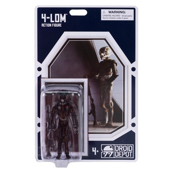 A Rare Star Wars Droid Depot 4-LOM Action Figure.