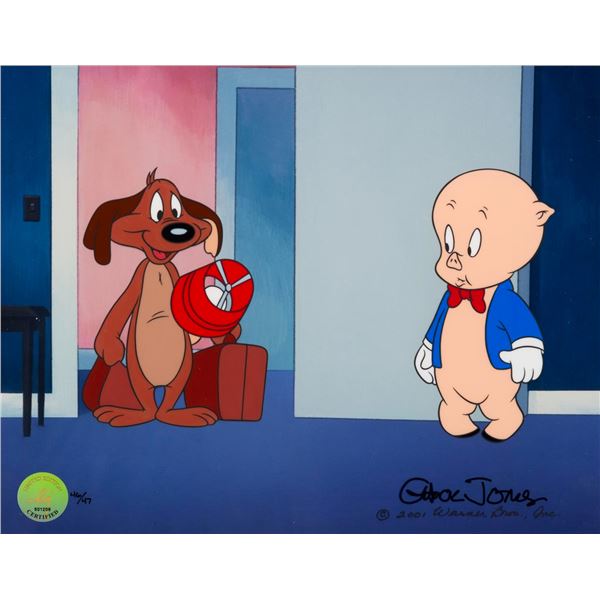 A Chuck Jones Signed Hand-Painted Limited Edition Cel.