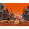 Image 1 : "The New Pink Panther Show" Original Production Cels and Background.