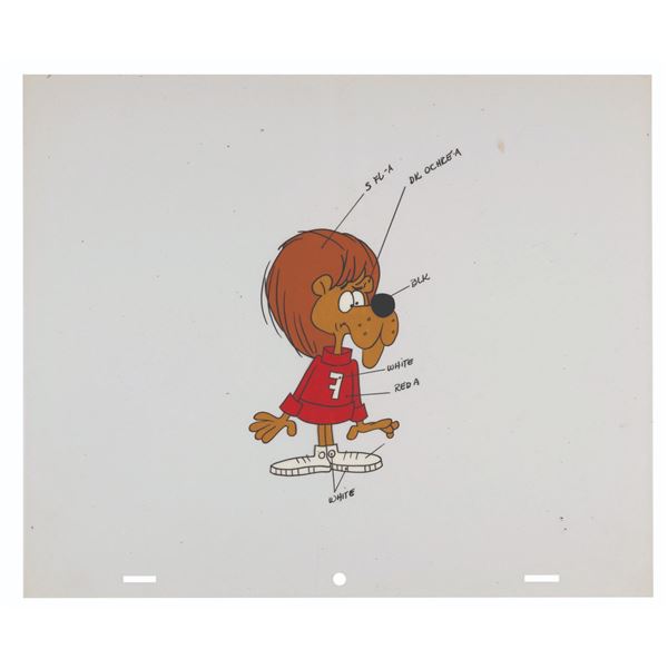 A Fred Lion Color Key Cel.