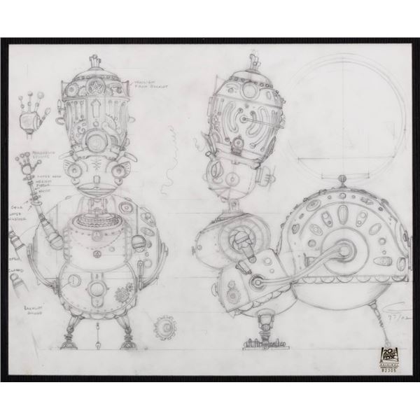 A "Robots" 2005 Aunt Fanny Model Drawing.