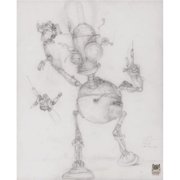 A "Robots" Dr. V. Needle Concept Drawing.