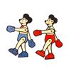 Image 1 : A Pair of Unusual Mickey Mouse Jointed Cut-Outs.