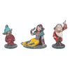 Image 2 : A Rare Set of "Snow White and the Seven Dwarfs" Metal Figurines.