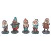 Image 3 : A Rare Set of "Snow White and the Seven Dwarfs" Metal Figurines.