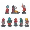Image 4 : A Rare Set of "Snow White and the Seven Dwarfs" Metal Figurines.
