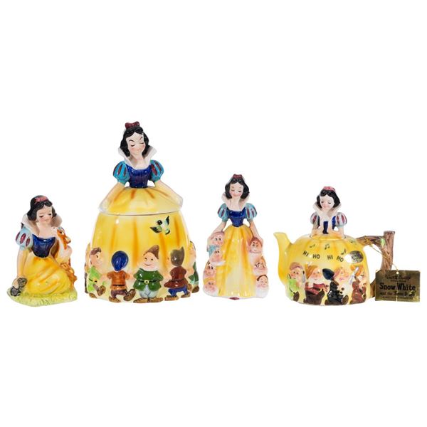 A "Snow White and the Seven Dwarfs" Ceramic Set.