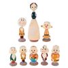 Image 1 : A "Snow White and the Seven Dwarfs" Wooden Figure Set.
