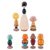 Image 4 : A "Snow White and the Seven Dwarfs" Wooden Figure Set.