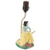Image 2 : A Snow White Ceramic Lamp by Leeds China.